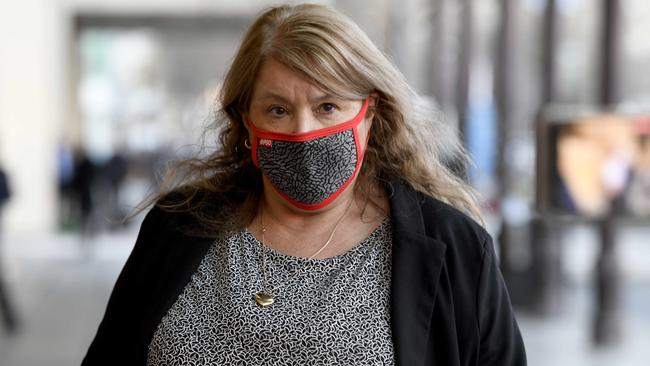 Former Adelaide Brighton Cement accounts worker Glenda Ivy Burgess allegedly falsified company accounts, by hiding the debt of a customer, Concrete Supply. Picture: NCA NewsWire / Naomi Jellicoe