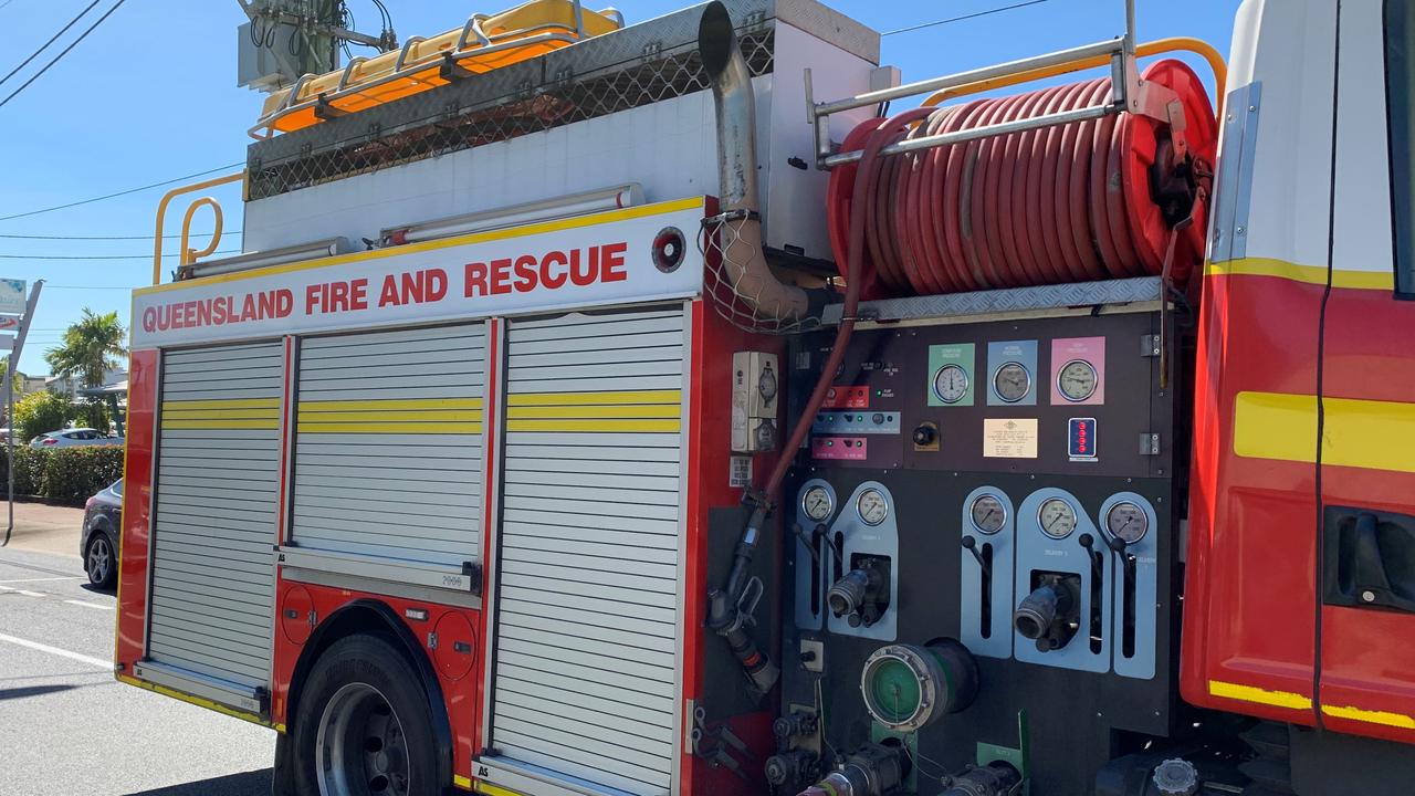 QFES crews were called to a house fire on Hursley Road, early Sunday.