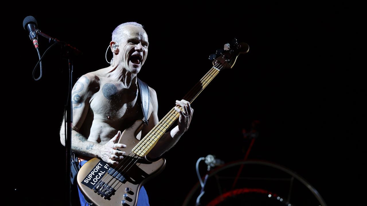 Red Hot Chili Peppers bassist Flea is an Aussie rock legend. Picture: Jonathan Ng