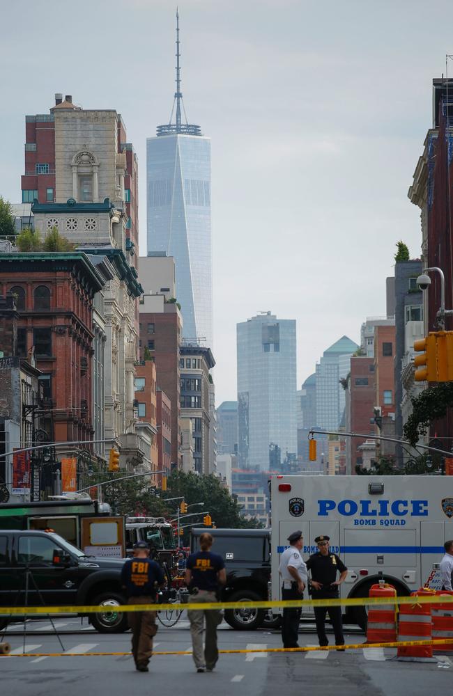 The Chelsea blast terrified locals in the busy area, which is packed with bars, restaurants and luxury apartment blocks. Picture: Kena Betancur