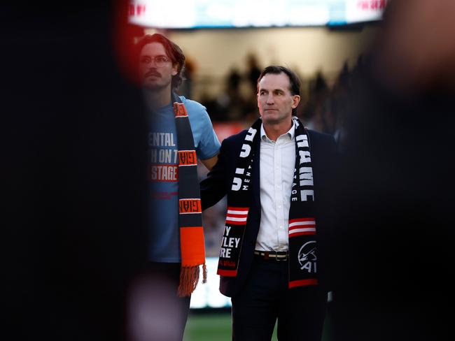 AFL CEO Andrew Dillon has been in the hot seat this week. Picture: Michael Willson/AFL Photos via Getty Images.
