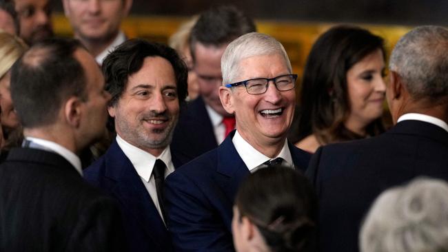 Apple CEO Tim Cook. Picture: Julia Demaree Nikhinson/AFP