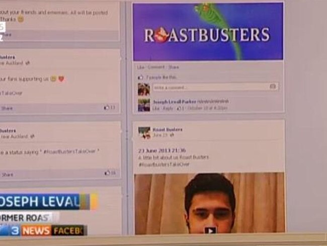 The Roast Busters Facebook page