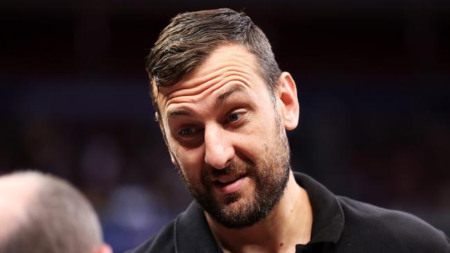 Andrew Bogut said it was a rostering decision and wished Vasiljevic the best. (Photo by Mark Kolbe/Getty Images)