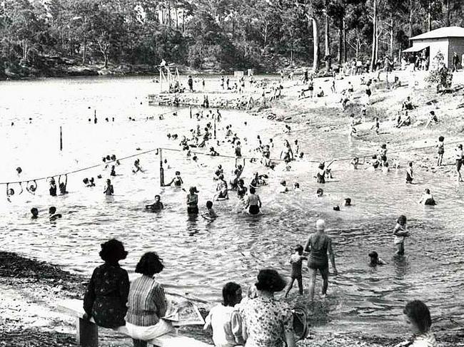 pag Lake Parramatta was once Sydney's premier freshwater swimming holes Picture: SUPPLIED