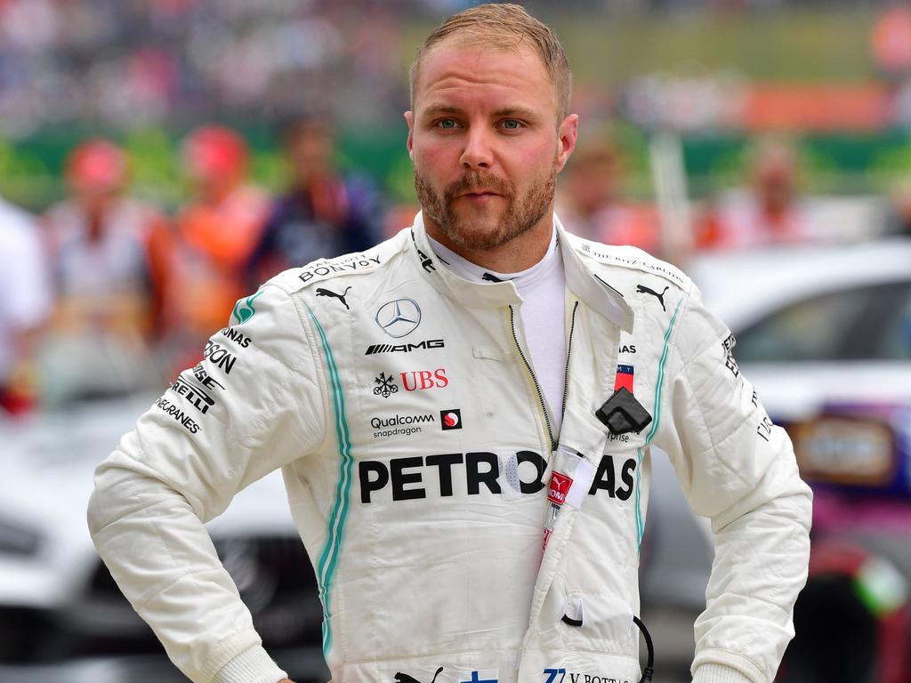 Mercedes' Finnish driver Valtteri Bottas could smell something was up.