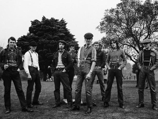 Photographer Rennie Ellis took this picture of Melbourne Sharpies in 1973.