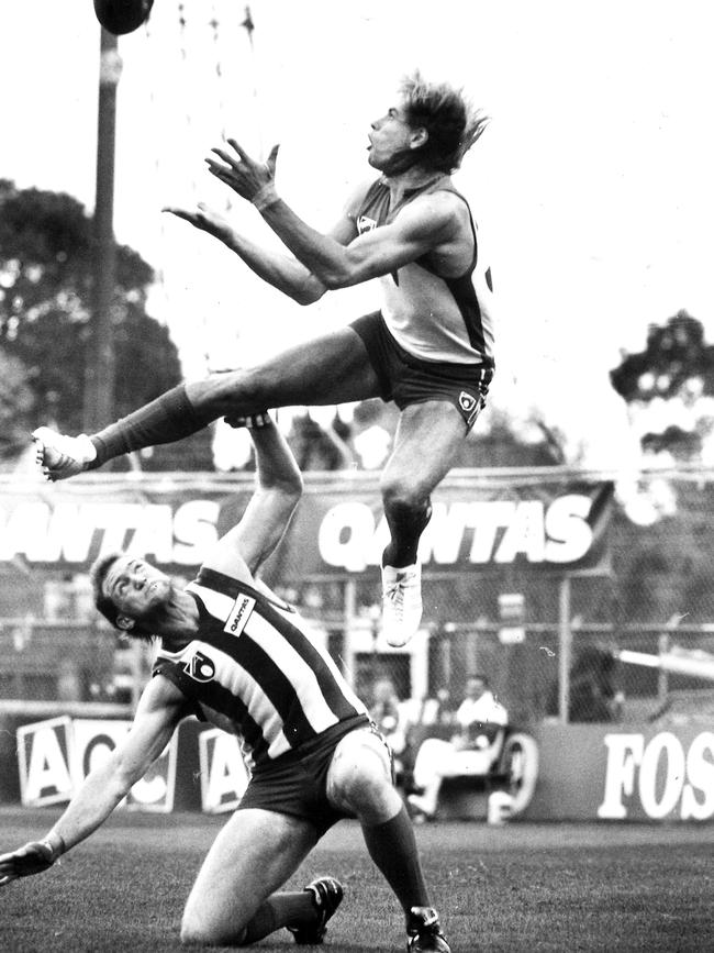 Capper takes a screamer in his halycon days.