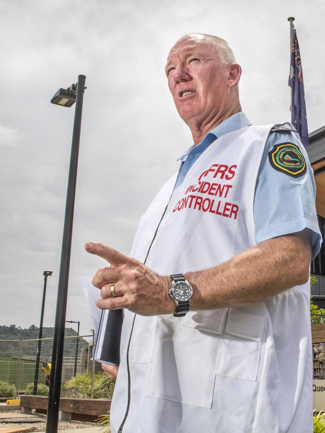 Wayne Waltisbuhl, Superintendent RFS called on rural residents to prepare their properties for bushfire attacks. Picture: Nev Madsen