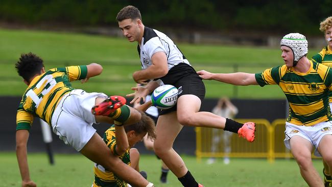 First XV schoolboy rugby match between Iona College and St Patrick's College. Saturday May 7, 2022. Picture, John Gass