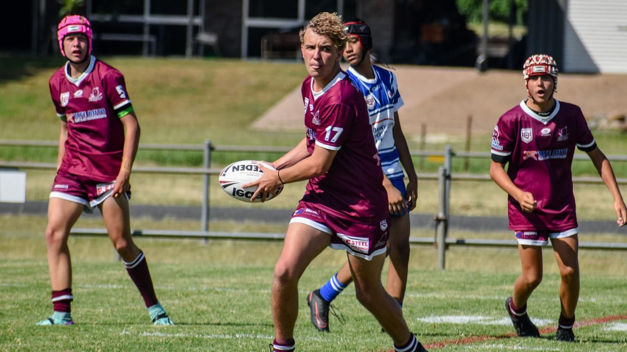 Benji McCarthy in action for the Dalby Devils.