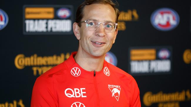 Sydney Swans football boss Charlie Gardiner . (Photo by Michael Willson/AFL Photos via Getty Images)