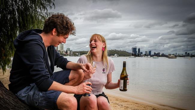 Emmanuelle Lamond and Rynhardt Dohse at Matilda Bay are happy about the opening of the borders. Picture: Colin Murty