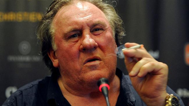 (FILES) This picture released by Telam shows French actor Gerard Depardieu at a press conference in Buenos Aires on December 16, 2016 before his performance in the Teatro Colon on December 17 and 18. The trial of French film legend Gerard Depardieu, who is charged with rape and is facing a litany of other sexual assault claims, is to open on October 28, 2024. (Photo by HO / TELAM / AFP) / XGTY   /  RESTRICTED TO EDITORIAL USE-MANDATORY CREDIT "AFP PHOTO/TELAM/FERNANDO GENS" NO MARKETING NO ADVERTISING CAMPAIGNS-DISTRIBUTED AS A SERVICE TO CLIENTS-GETTY OUT