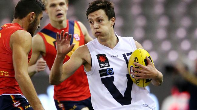 Hugh McCluggage in action for Vic Country against South Australia. Picture: Mark Stewart