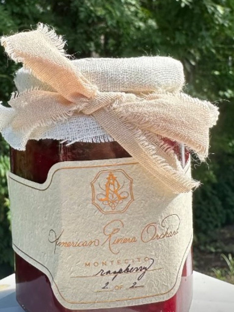 Her homemade jams were unveiled earlier this year. Picture: Instagram