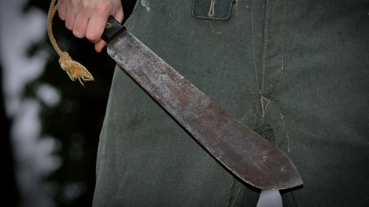 Man slashed with machete in shock daylight carjacking attempt