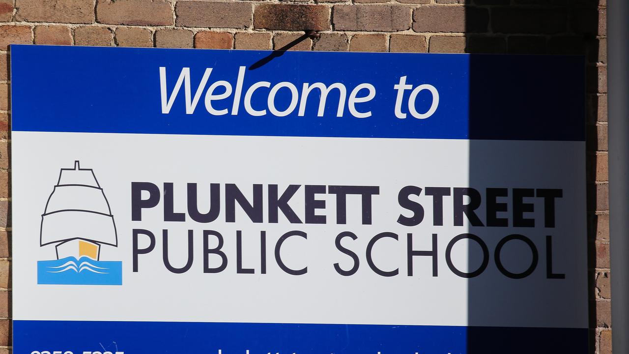 Plunkett Street Public School was closed on Wednesday as crime scene investigations began. Picture: NCA NewsWire/Gaye Gerard