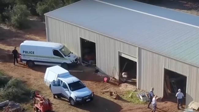 Police received a tip-off in relation to his remains. Picture: 7 NEWS