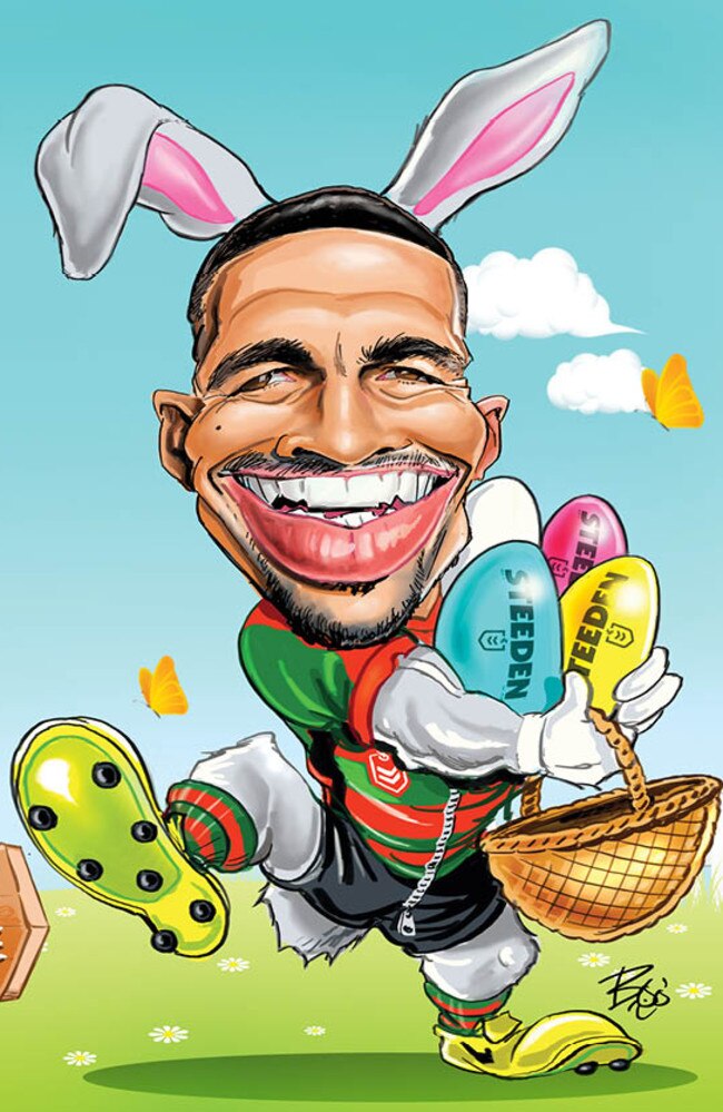 Wayne Bennett says Cody Walker is “as naturally talented as any footballer I have coached”. Art: Boo Bailey 