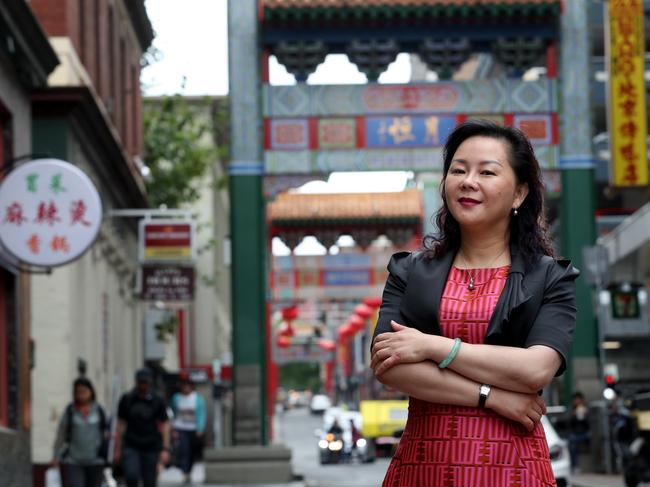 19/02/2018 Maggie Zhou Australian CEO of Alibaba  in Melbourne's ChinatownPicture David Geraghty / The Australian.