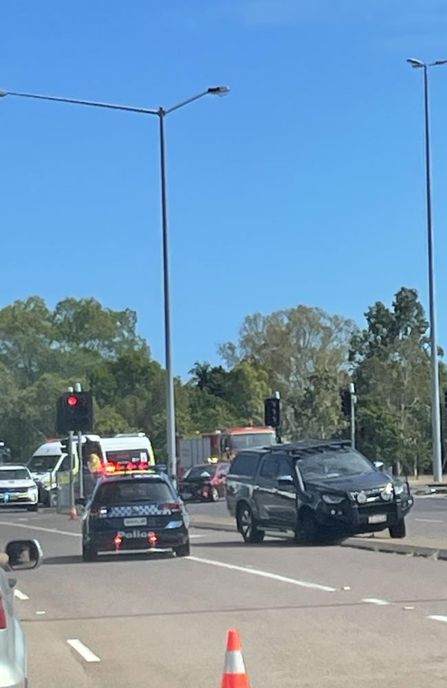 A two vehicle crash on McMillans Road on May 23, 2024.