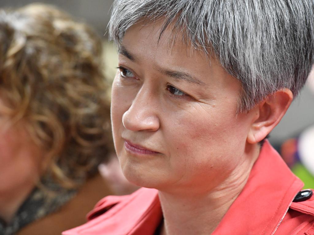 Penny Wong said Australia would never have nuclear capability on its submarines. Picture: Keryn Stevens