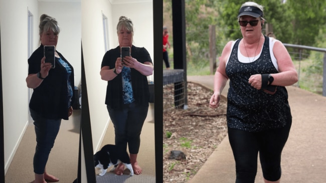 Botha at her heaviest weight, determined to change her lifestyle for the better. Image: Supplied