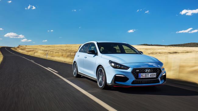 Long and winding road: the i30N is a blast through the bends. Picture: Supplied.