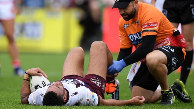 Apisai Koroisau down with injury.