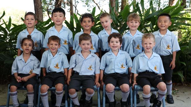 My First Year: TSS Prep RM. Front row: Arish, Billy, Rudy, Lane, Oliver. Back row: Teddy, Ian, Harvey, Hugo, Alexander, Xavier. Picture: Glenn Hampson.,