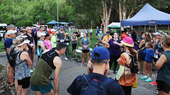 114 walkers and runners have raised more than $20,000 for the Far North Queensland Hospital Foundation in this year's BDO Arrow Experience, running and walking the arrow tracks on Mt Whitfield for charity. The proceeds from this year's event will go towards the purchase of a new surgical robot for the Cairns Hospital. Trail running was including in this year's Arrow Experience for the first time, as part of the GBR Master's Games. Picture: Brendan Radke
