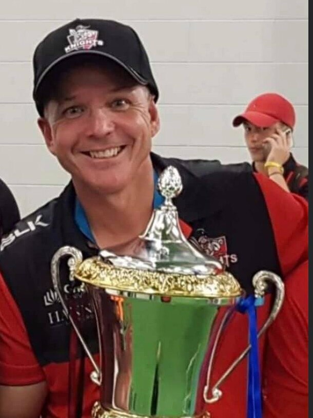 Griffith Uni Knights junior coach Richard Curtin has passed away. Picture: Griffith Uni Knights