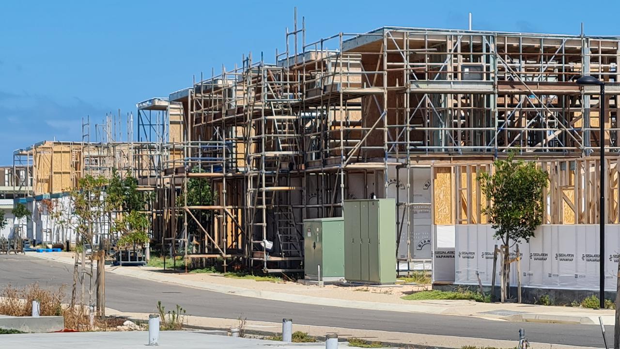 The Wallaroo Shores development as seen in February 2023, where Felmeri Homes was the main building contractor. Picture: Supplied