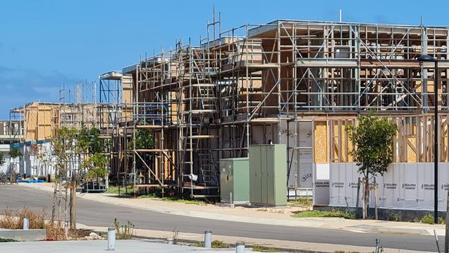 The Wallaroo Shores development as seen in February 2023, where Felmeri Homes was the main building contractor. Picture: Supplied