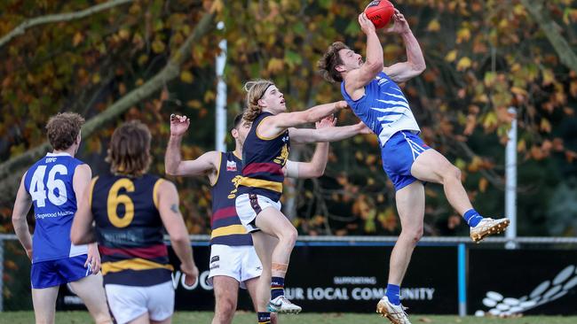 James Belo was best afield for the ‘Roos. Picture: George Sal