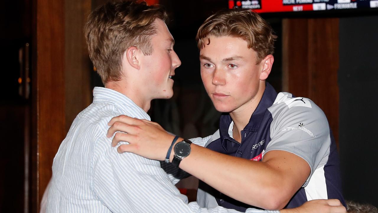 Tanner Bruhn has returned to Geelong two years after being drafted by GWS.