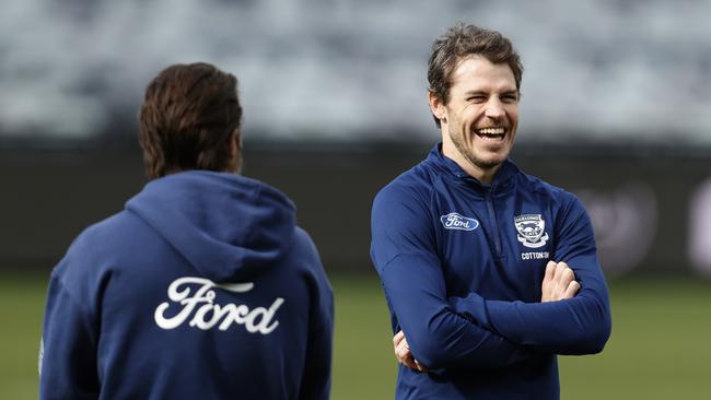 Isaac Smith will return to the footy field for the Slugs. Picture: Darrian Traynor/AFL Photos/via Getty Images