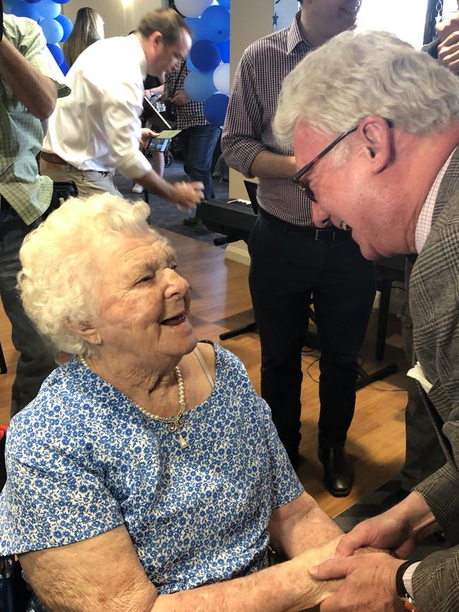 Queensland Governor Paul de Jersey has also paid tribute to Mabel Crosby.