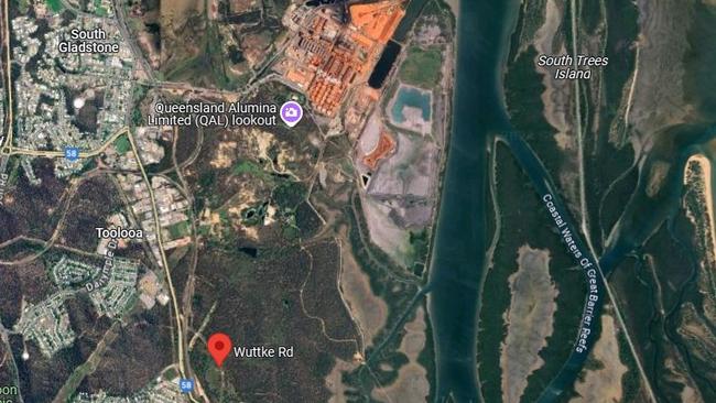 Firefighters are leaving a bush fire in the hands of landowners after spending seven hours battling the blaze south of Gladstone on Sunday.