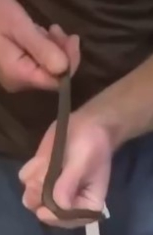 A Toowoomba man has recounted the moments after he was bitten by a what he thought was a 