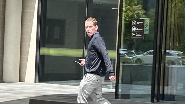 Taylor John Jones leaves the ACT Law Courts on December 12. Picture: Julia Kanapathippillai