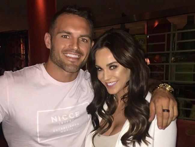 Daniel Conn with former flame Vicky Pattison. Picture: Instagram