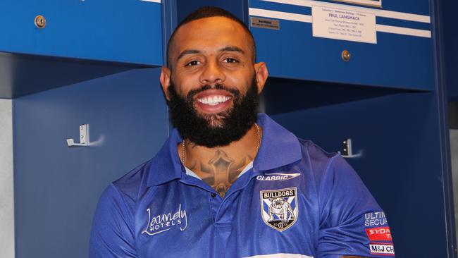 Josh Addo-Carr is ready to rip in with his new Bulldogs teammates. Picture: Bulldogs Digital