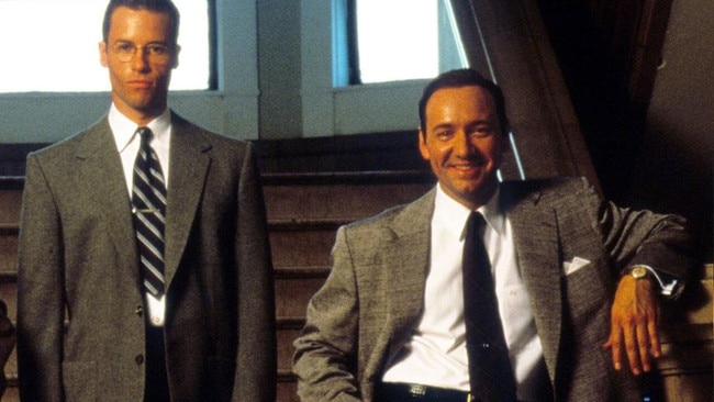 Spacey and Pearce starred together in LA Confidential.