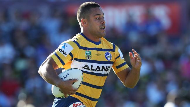 Jarryd Hayne in action for the Parramatta Eels. Picture: Brett Costello