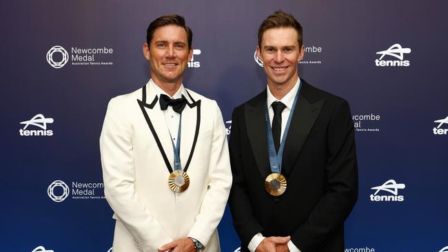 Matt Edben and John Peers won a doubles gold medal at the Paris Olympics. (Photo by Graham Denholm/Getty Images for Tennis Australia)