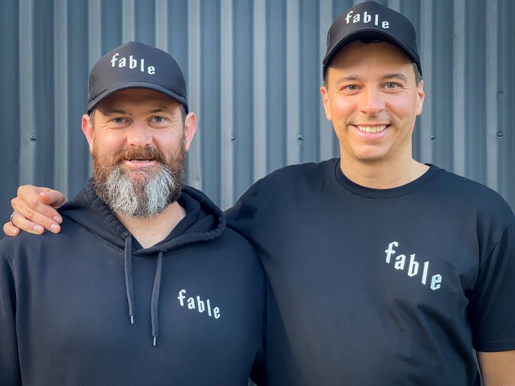 Fable Chief Science Officer Jim Fuller and CEO Michael Fox in August 2021.