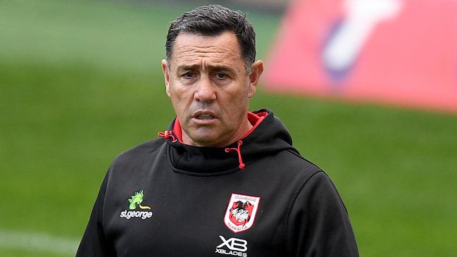 Shane Flanagan is a leading contender to join Michael Maguire’s coaching staff at Wests Tigers. Picture: AAP Image/Dan Himbrechts