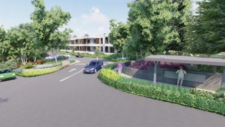 The entry to the new proposed development at 181 Allambie Rd, Allambie. Picture: Supplied.